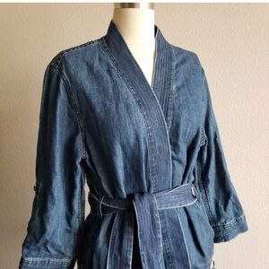 Gap Denim Kimono Wrap Jacket
